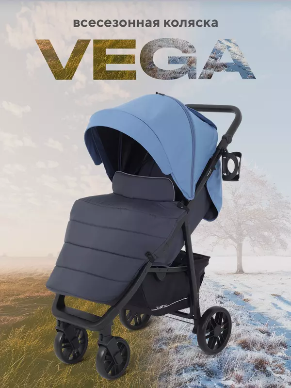 Коляска прогулочная Rant basic Vega Blue