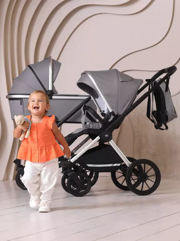 Коляска 2 в 1 Mowbaby Tilda Grey