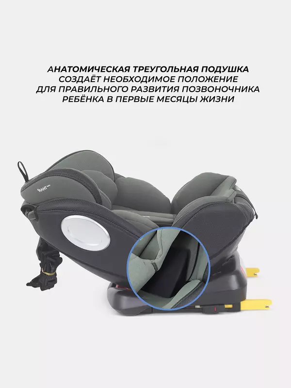 Автокресло Rant Basic Twist Pro Isofix 0/1/2/3 (0-36 кг) Green